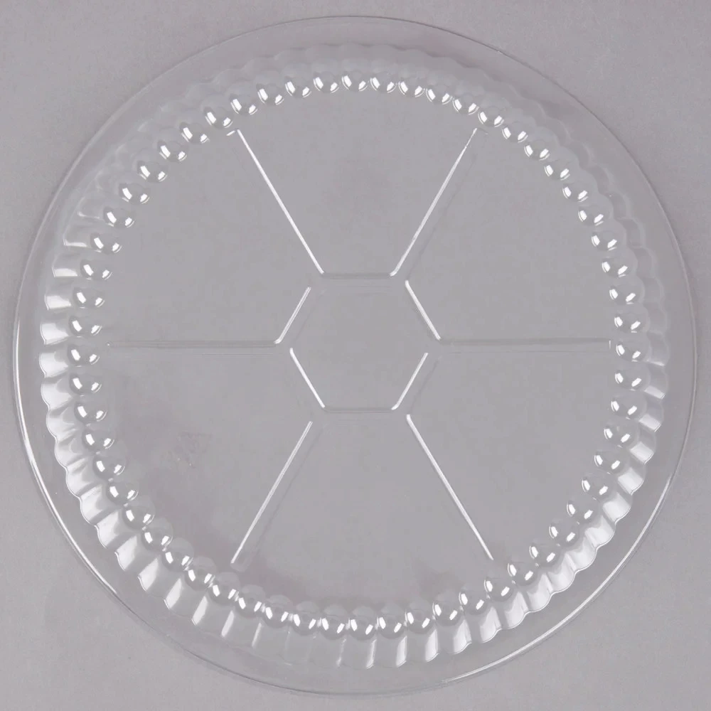 7 8 9 Inch Plastic Round Dome Lid BOPS Material Tin Foil Bowl Cover