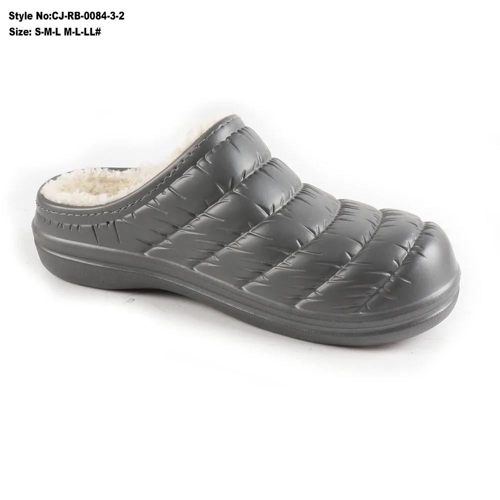 Садовая обувь для мужчин и женщин, садовая обувь из ЭВА, на меху, на платформе