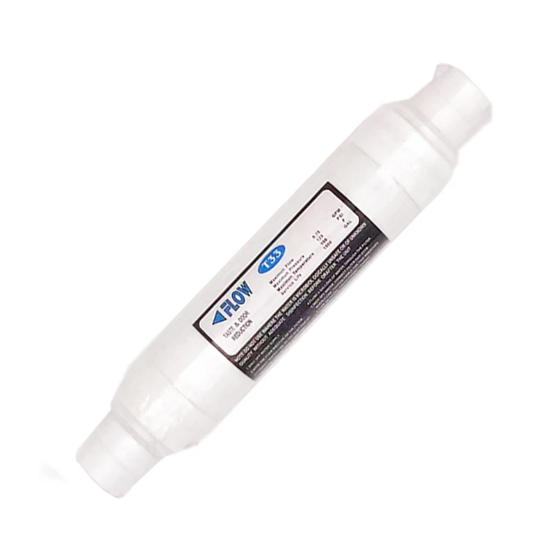 Hot selling t33 activated carbon water filter cartridge for reverse osmosis system
