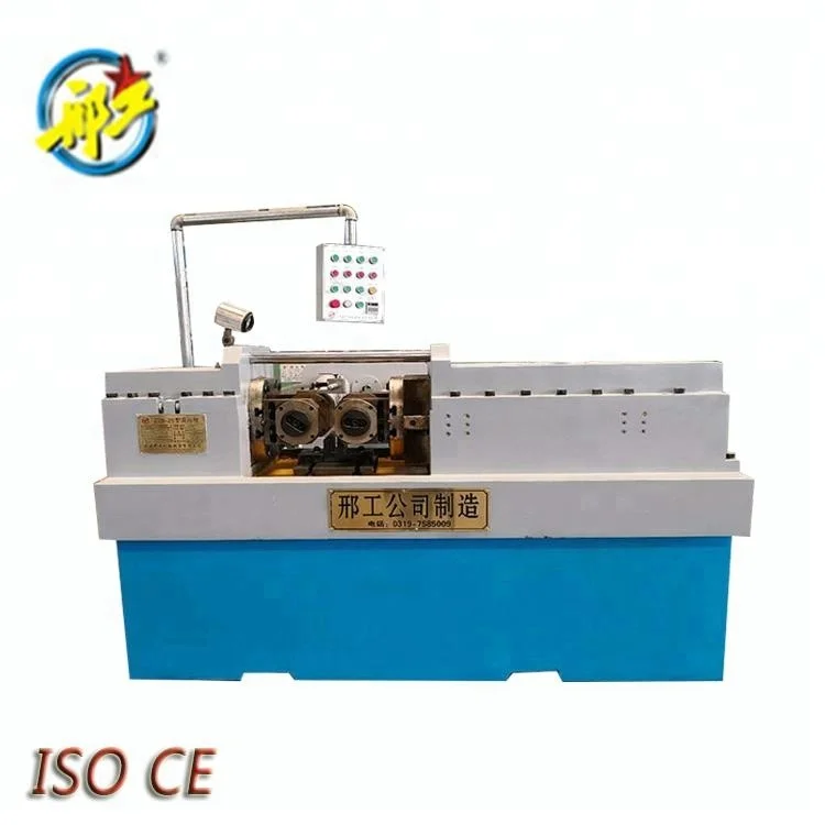nut rolling steel rod threading threaded rod machine