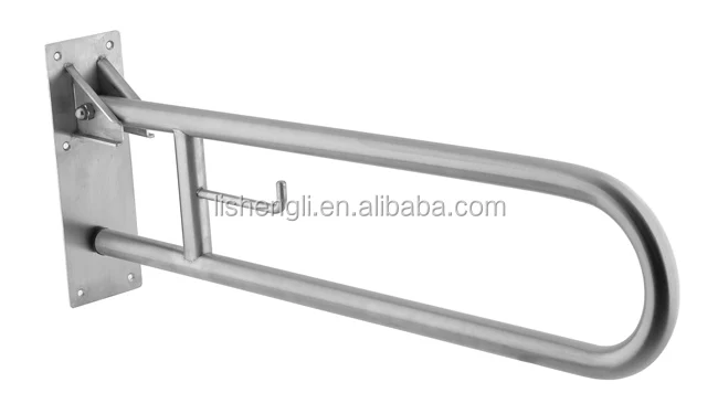 wall mounted grab bar for bathroom toilet