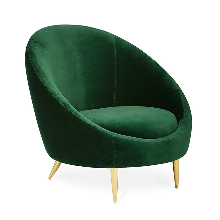 Leisure fabric single egg shaped sofa chair