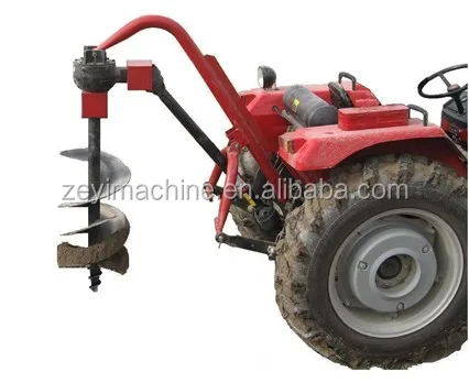 Tractor portable garden tool earth auger post hole borer for sale