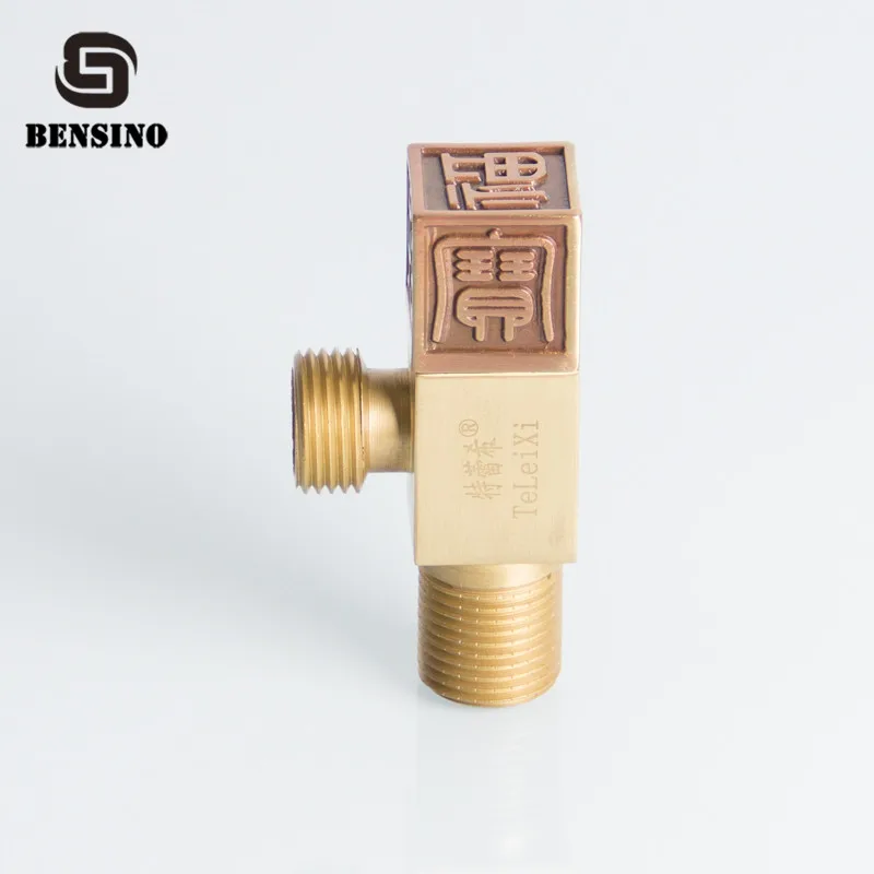 Taizhou sanitary ware tank water fill toilet antique brass angle valve Washbasin inlet valve