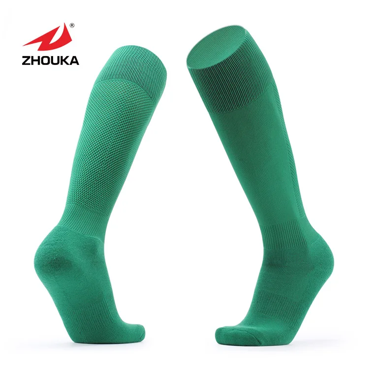 Custom high grade football socks wholesale plain soccer socks