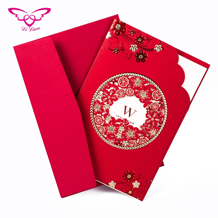 
Dilian Wedding Sweet Flower Garden Theme Invitation Cards Wedding 