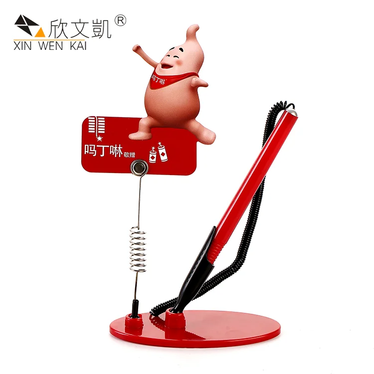 
New Innovative Products Promotional Plastic Advertising Card Table Counter Gel Desk Pen table pen for desing print pen card 