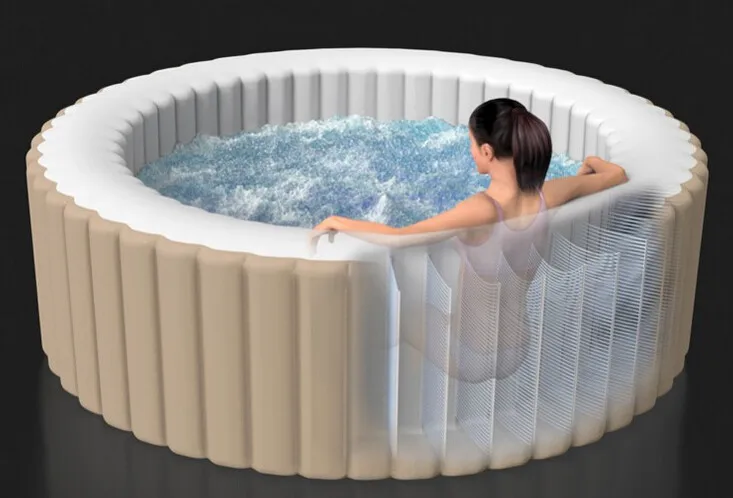 HOT design Hot Sale Adult Spa PVC folding Portable bathtub inflatable bath tub
