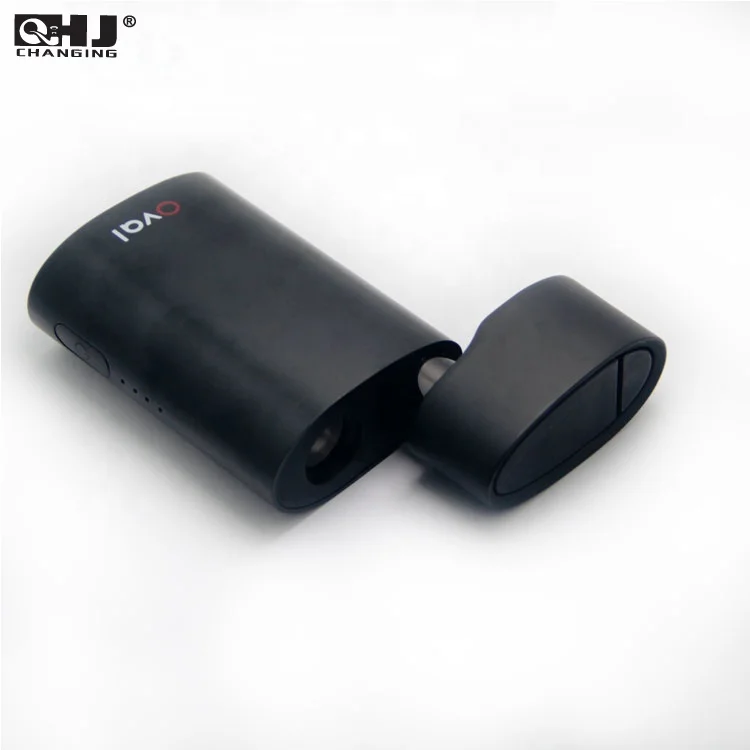 Kingtons Oval Dry Herb Vaporizer Wax Pen 1600mAh Battery Latest Convection Heating Technology Store Dry Herb On The Bottom