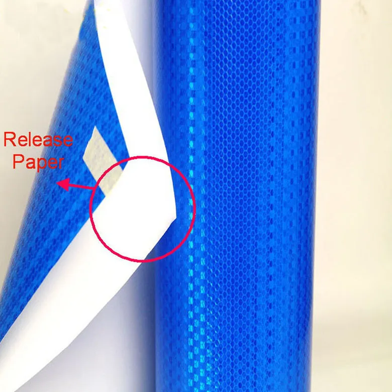  Hot Sale Fluorescent Green Prismatic Reflective Vinyl Roll For Car