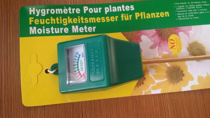 Indoor and outdoor Soil moisture meter Hygrometer Moisture Sensor analyzer for plant Farm Lawn No battery needed