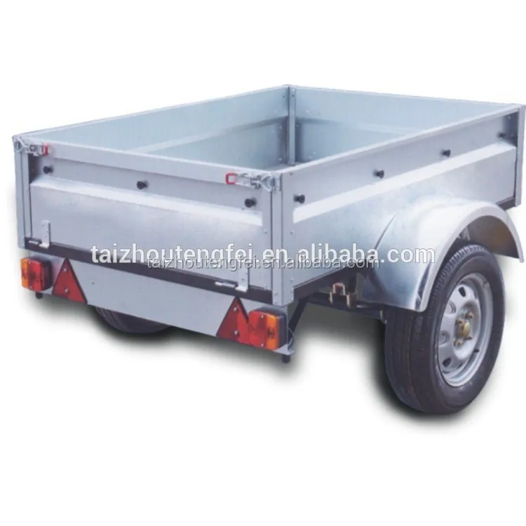 Hign quality trailer for ATV,single axle dumpe trailer,single axle box trailer