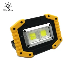 USB Rechargeable flood light Portable LED spotlight USB Powerbank lanterna 10 W super power led flashlight car emergency lamp