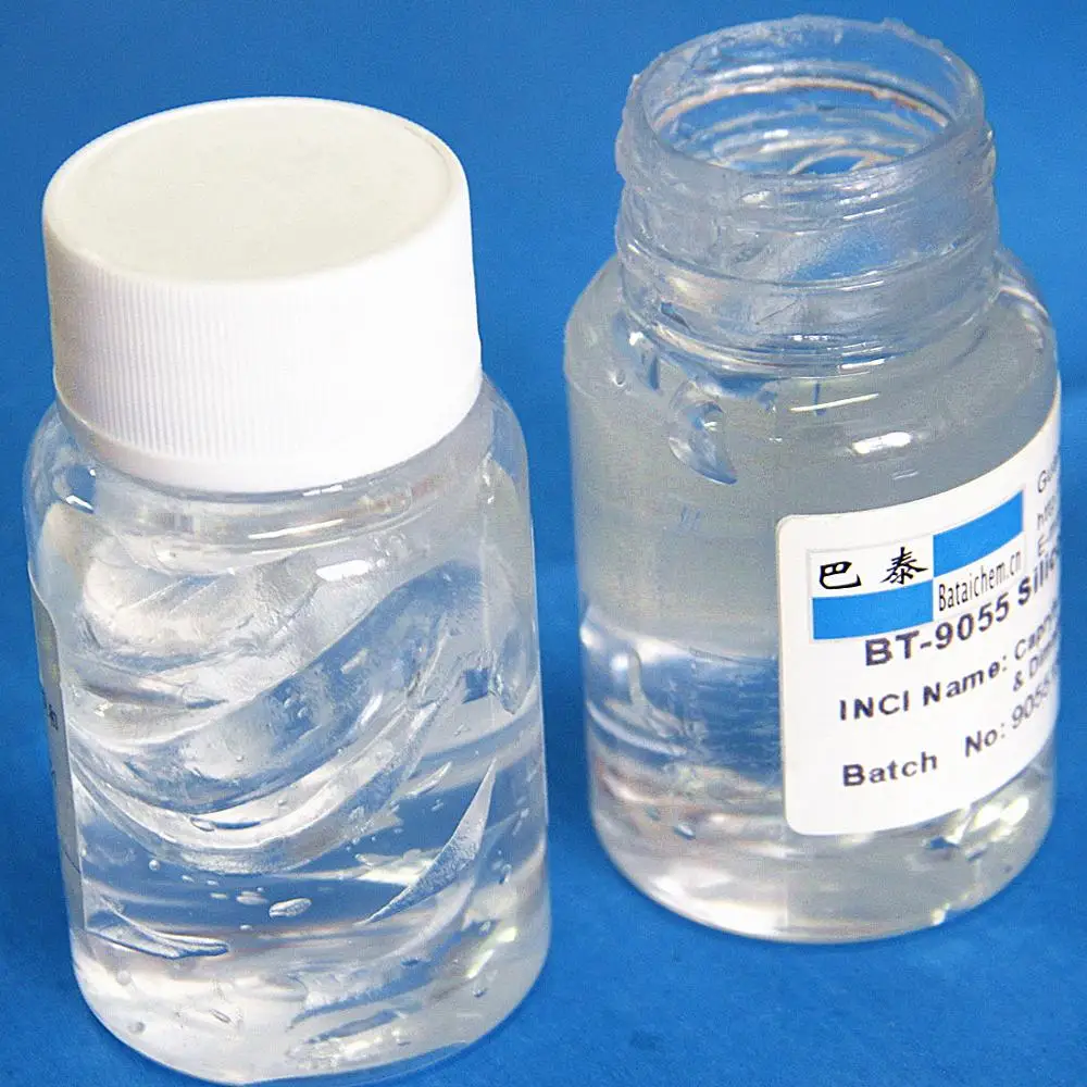 Highly transparent Silicone Elastomer gel Caprylyl Methicone & Cyclopentasiloxane & Dimethicone Crosspolymer