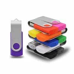 Gift USB Flash Drive Swivel Promotional Cheap Bulk Custom Twist Memory Stick Pendrive USB Flash Drive with Logo