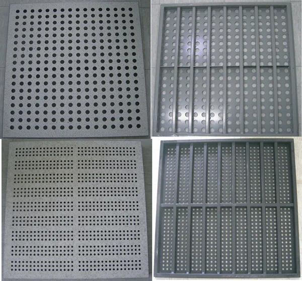 Perforated steel raised floor panel solution for data center/computer room/server room