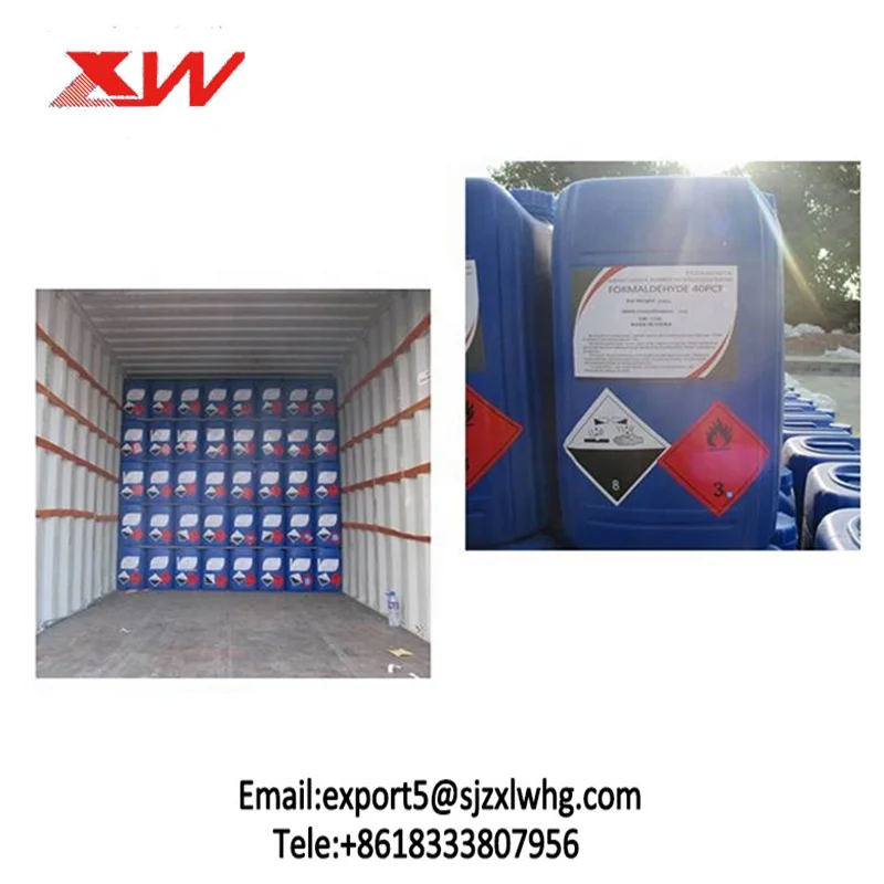 
Formaldehyde Solution 37%~44% /Formalin Factory with High Quality 