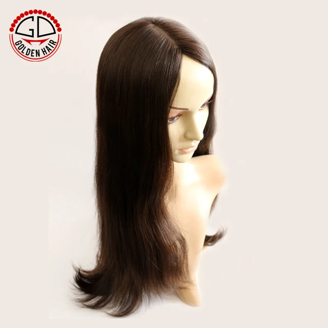 
Shedding Free Soft Texture Russian Hair Kosher Wig With Silk Top 
