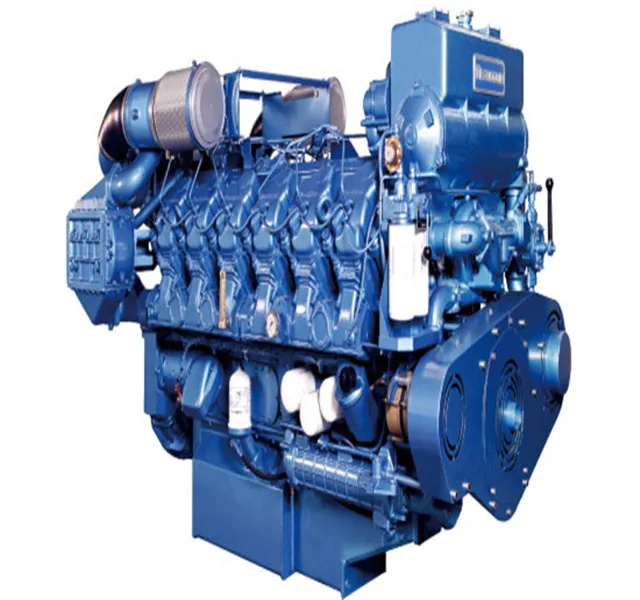 BAUDOUIN marine engine, 8 cylinder water cooled diesel engine