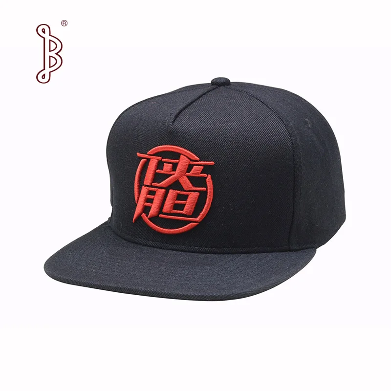 
New Design Customized 3D Embroidered Chinese Hat 