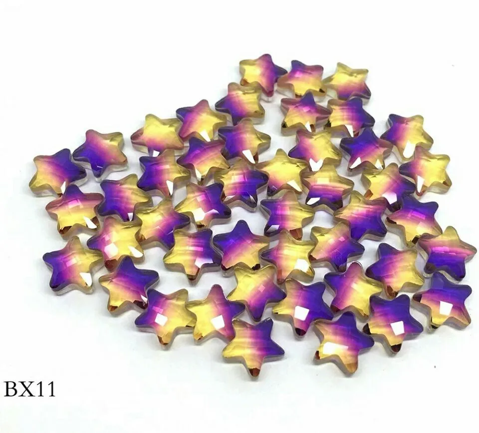 Hot-selling Oval/Star/Pear Shape Loose Gemstone Synthetic Ametrine