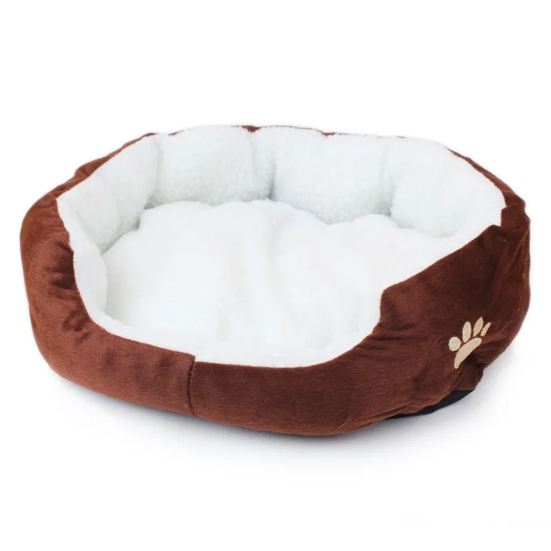 JXANRY Wholesale Multicolor Pet Bed Washable Cat Sofa Dog Bed Foldable Bed for Large Dog with Paw Pattern Pet Supplier