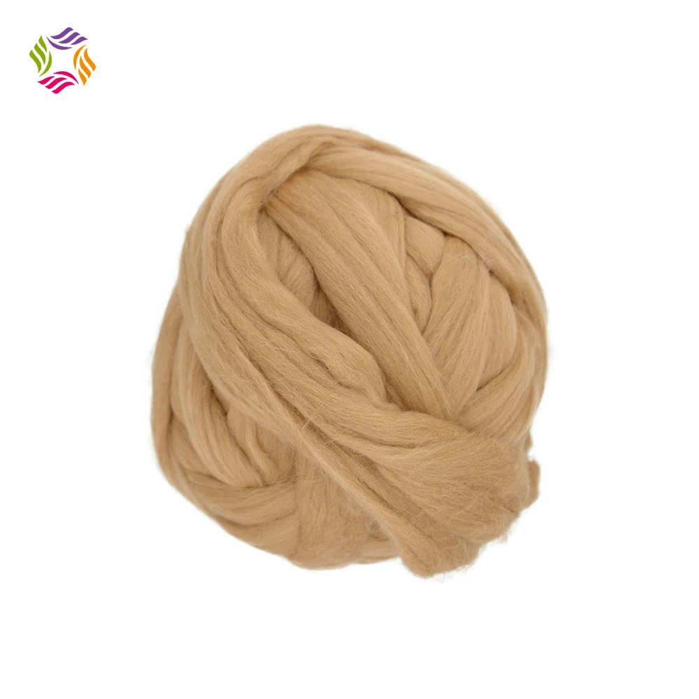 Charmkey super chunky merino wool yarn 66s-110s hand knitting yarn by hand