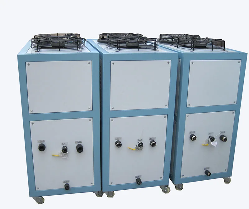 -25 to 10C degrees Celsius low temperature 25hp Lechang Air Cooled Industrial Water Chiller
