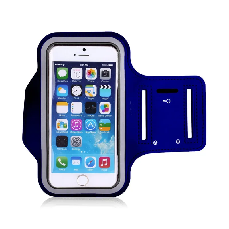 Universal Big Size Black Smart And Phones Running Sport Armband Arm Band Case