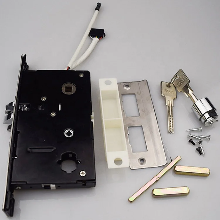 2022 Popular Electronic Cerradura Smart RFID Swipe Card Hotel Door Locks with Card Encoder