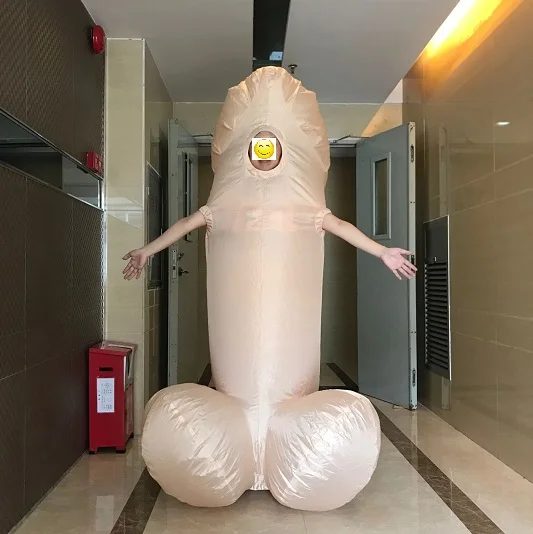 giant sexy inflatable penis costume Inflatable party dress halloween willy costume
