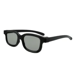 Promotional Theater Style Folding Circular Polarized 3D Plastic Glasses for Adults and Kids