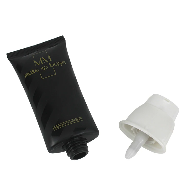 Guangzhou 50ml Airless Pump Empty Plastic Packaging Cosmetic Scrub Acne Sun Screen Sunblock CC BB Cream Tube