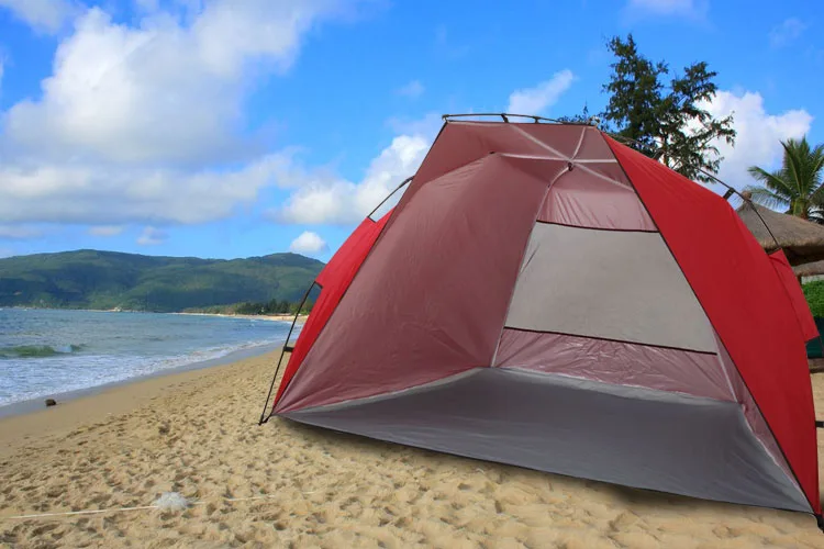 
factory price automatic portable beach sunshade tent pop up fishing shelter 