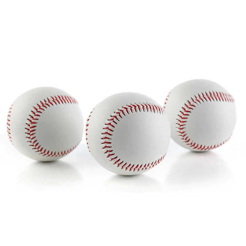 Factory Professional Training Soft hard Baseball Ball PU leather softball ball