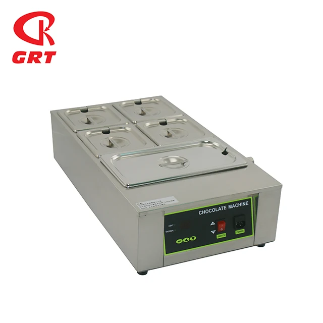 GRT-D2002-4 коммерческий котел для шоколада с 4 противнями