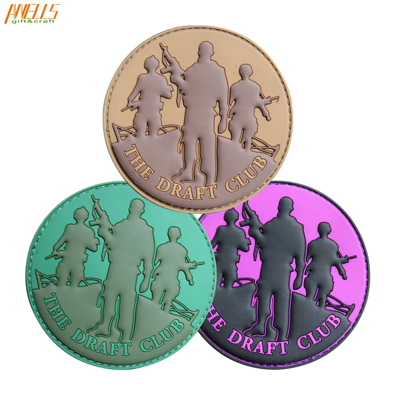 PVC Patch Used For Sports Patches Airsoft Paintball Ski and team patches