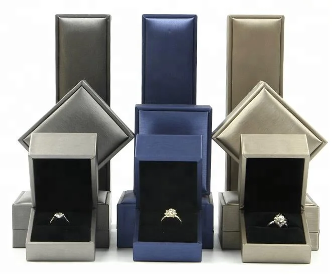 Wholesale Jewelry Boxes Cardboard Necklace Earrings Ring Bracelet Box Sets Packaging Cheap Sale Gift Box With Sponge