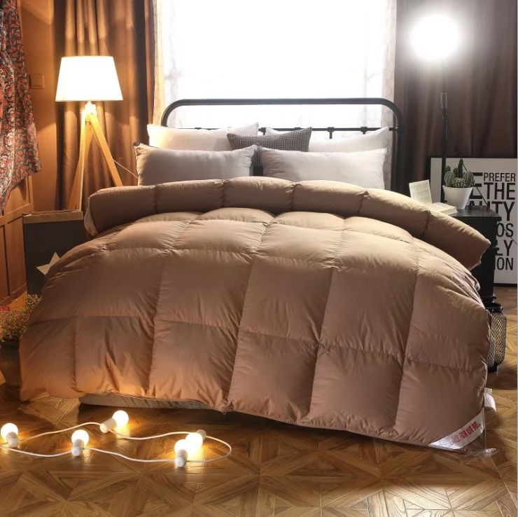 Быстрая доставка, белое хлопковое всесезонное теплое одеяло для дома