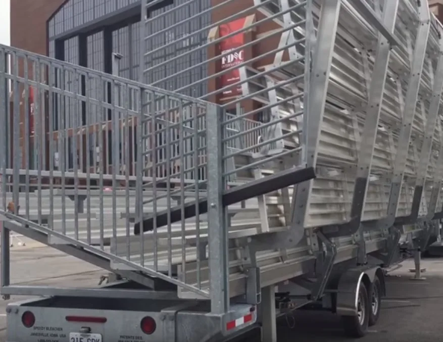 Removable aluminum alloy bleachers sports platform portable grandstand for rent