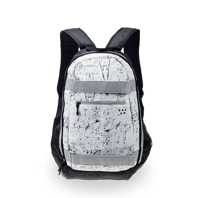 Customize logo printing outdoor travel skate carry bag classic skateboard backpack for adults