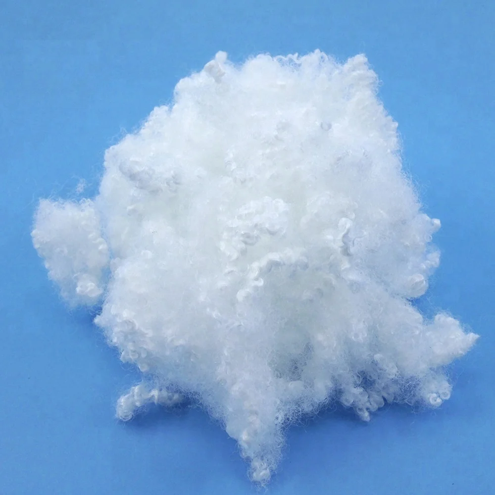 China manufacture 7dx64mm pillow filling polyester fiber - pillow filling materials - siliconised hollow fiber for pillow