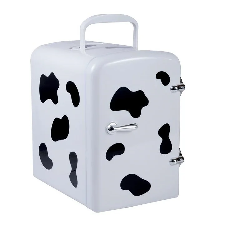 4liters Auto Mini Fridge Car Fridge for Travel 12 Plastic Portable Single Compact 42 Cooler Warmer Veedai or OEM any Color 4L