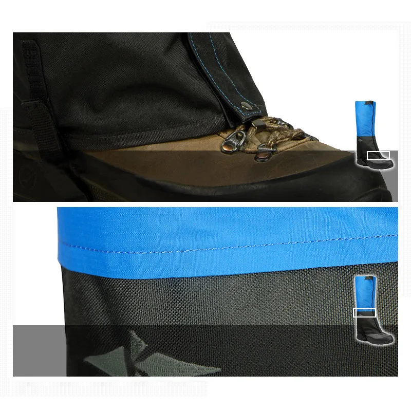
00301 ROUTMAN Custom Outdoor Sports Snow Boot Cover Gaiter Mud-proof Antidust Gaiters for Hiking 