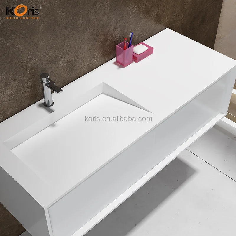 New design acrylic solid surface bathroom basin sinks