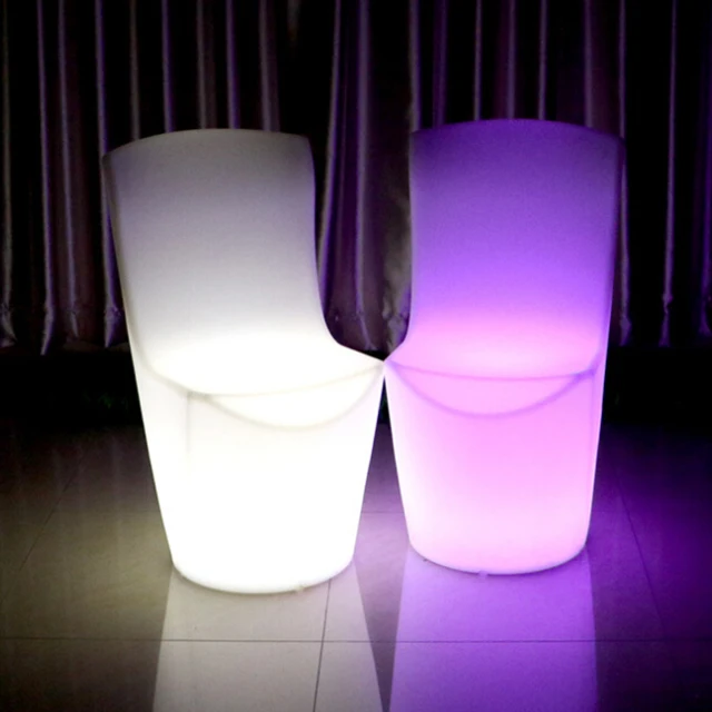 Популярный модный дешевый светящийся обеденный стол и стул для мероприятий