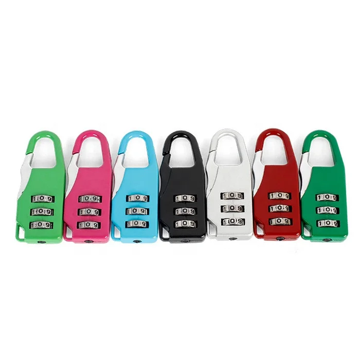 Mini Dial Digit Number Code Password Combination Padlock Travel Safe Padlock