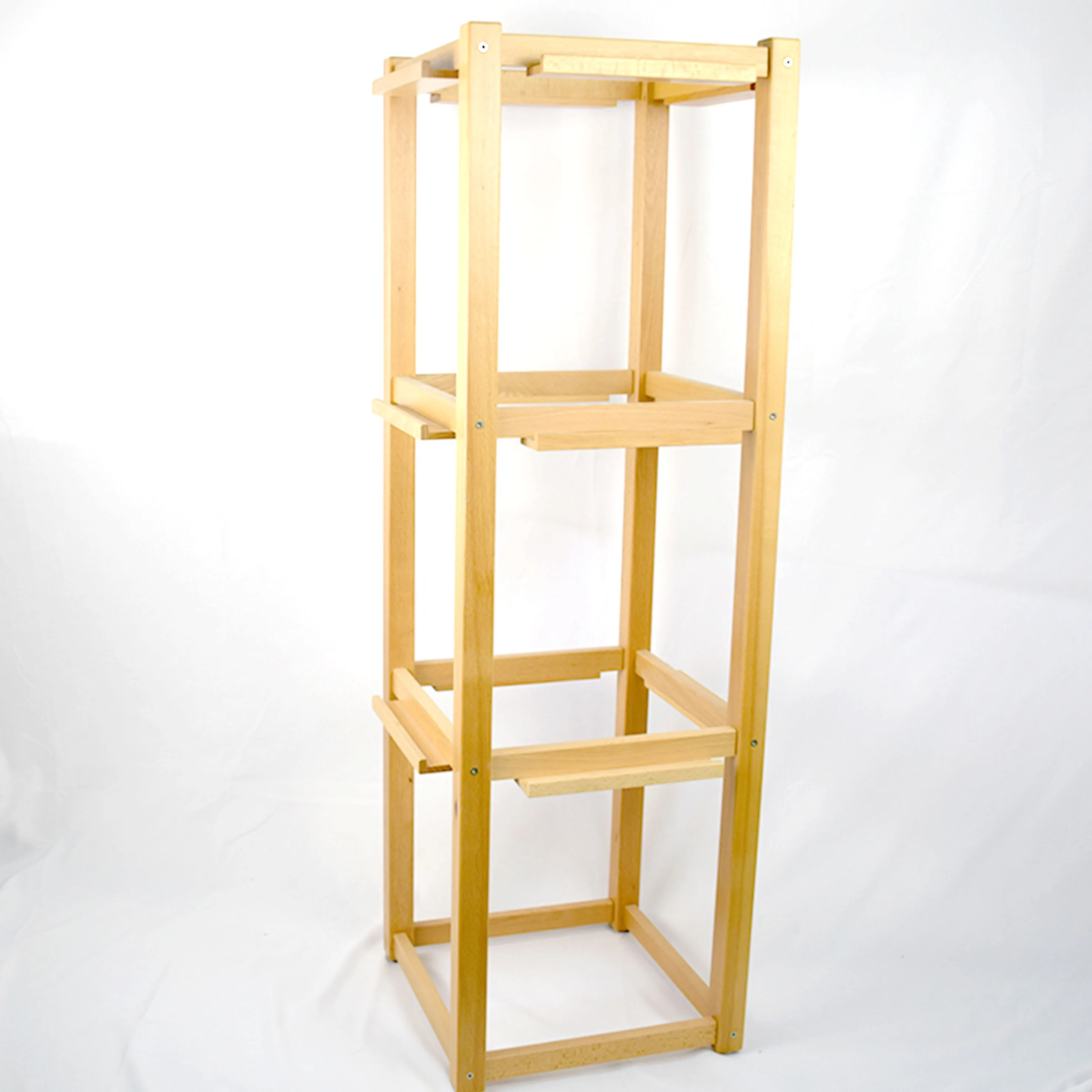Educational wooden kids language learning toys dressing frame with stand and wash board mat stand