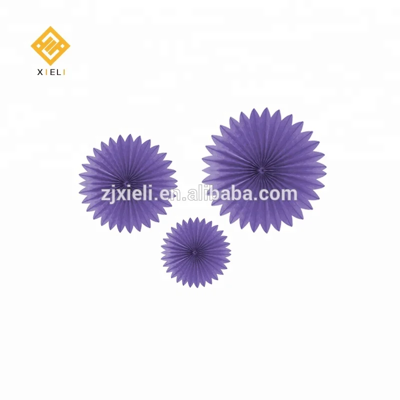 Hot Sale Party Decoration Halloween Tissue Paper Fan For Saints Day Nursery Party Decorations