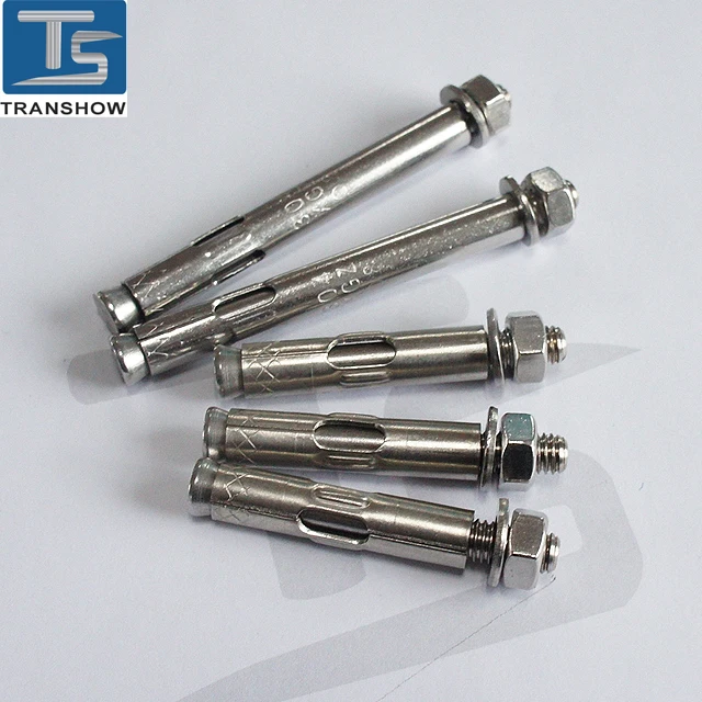 stainless steel sleeve type expansion anchor bolts